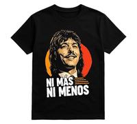 El Perro Sxnchxz Camiseta Homenaje a Jeros Cantante de Los Chichos, Negro, Diseño Retro Ni Más Ni Menos (FR/ES, Letras, 3XL, Regular, Regular)