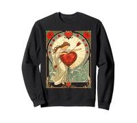 El Peso del Amor Vintage Art Nouveau Romance Sudadera