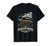 El Phantom Express Midnight Ghost Terror V Train Halloween Camiseta