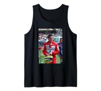 El piloto de Carreras Ayrton Senna en el GP de Gran Bretaña Silverstone 1989 Camiseta sin Mangas