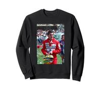 El piloto de Carreras Ayrton Senna en el GP de Gran Bretaña Silverstone 1989 Sudadera