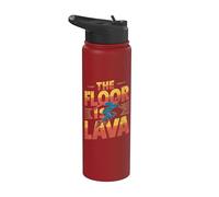 El piso es lava divertido Parkour Freerunning Stainless Steel Insulated Water Bottle