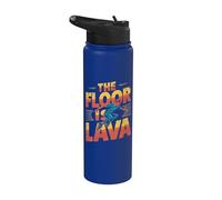 El piso es lava divertido Parkour Freerunning Stainless Steel Insulated Water Bottle