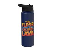 El piso es lava divertido Parkour Freerunning Stainless Steel Insulated Water Bottle