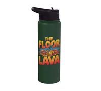 El piso es lava divertido Parkour Freerunning Stainless Steel Insulated Water Bottle