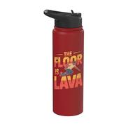 El piso es lava divertido Parkour Freerunning Stainless Steel Insulated Water Bottle