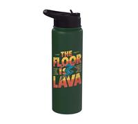 El piso es lava divertido Parkour Freerunning Stainless Steel Insulated Water Bottle