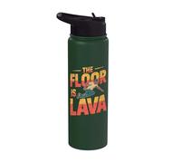 El piso es lava divertido Parkour Freerunning Stainless Steel Insulated Water Bottle