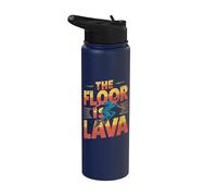 El piso es lava divertido Parkour Freerunning Stainless Steel Insulated Water Bottle