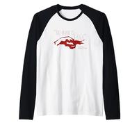 El Piso es Lava - Pompeya Humor Oscuro - Antigua Roma SPQR Camiseta Manga Raglan