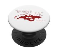 El Piso es Lava - Pompeya Humor Oscuro - Antigua Roma SPQR PopSockets PopGrip Adhesivo