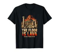 El Piso es Lava Pompeya Italia Divertido Regalo de Viaje Camiseta