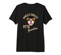 El Pittie Grandma Pitbull Grandma más Guay del Mundo Vintage Camiseta Premium