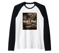El plan de Dios Hazte rico o muere intentando Memento Mori Hombres Mujeres Camiseta Manga Raglan