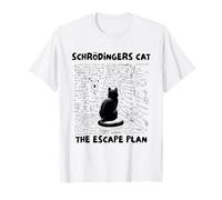 El Plan de Escape del Gato de Schrodinger del Profesor de física cuántica Camiseta