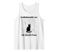 El Plan de Escape del Gato de Schrodinger del Profesor de física cuántica Camiseta sin Mangas