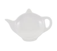 El plato， Platos de cena divididos, Plato control dieta, Platillo Bolsitas té chinas Porta llavero blanco cucharas Cuencos for condimentos Caddy descanso Casa Bolsita(9.5X7X1.5CM)