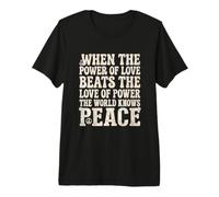 El Poder del Amor Proverbios para La Paz Camiseta Premium