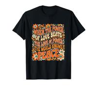 El Poder del Amor Refranes Vintage para la Paz Camiseta