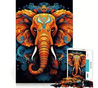 El Poder del Elefante Rompecabezas de 1000 Piezas para Adolescentes Mejora la Memoria Divertido y Relajante Bordes Afilados 50x75cm