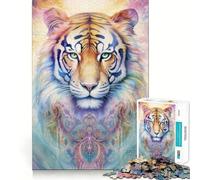 El Poder del Tigre - Rompecabezas de 1000 Piezas para Adultos - Juguete Mental Relajante - Corte Premium - Regalo de cumpleaños 38x26cm