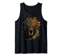 El poderoso dragón de fantasía Despierta Camiseta sin Mangas