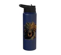 El poderoso dragón de fantasía despierta Stainless Steel Insulated Water Bottle
