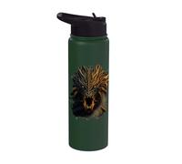 El poderoso dragón de fantasía despierta Stainless Steel Insulated Water Bottle