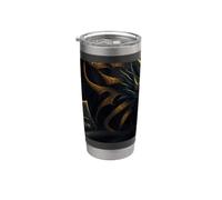 El poderoso dragón de fantasía despierta Vaso térmico de acero inoxidable de doble pared