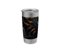 El poderoso dragón de fantasía despierta Vaso térmico de acero inoxidable de doble pared