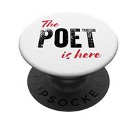 El Poeta está aquí - Divertido PopSockets PopGrip Adhesivo