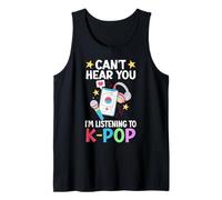 El pop coreano de Corea no puede oírte Estoy escuchando K-Pop Camiseta sin Mangas