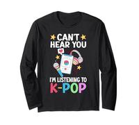 El pop coreano de Corea no puede oírte Estoy escuchando K-Pop Manga Larga