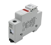 El portafusibles solar fotovoltaico de con carril Din EAPV-32L-1/2/3/4P con luz indicadora es adecuado for cadena de fusibles fotovoltaicos de de 10 * 38mm(20A,EAPV-32L-1P)