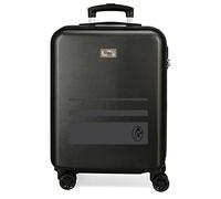 El Potro Chic Maleta de Cabina Negro 38x55x20 cms Rígida ABS Cierre de combinación Lateral 41,8L 2,66 kgs 4 Equipaje de Mano