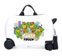 El Potro Joumma Nickelodeon Ninja Attack Maleta Infantil Blanco 45x31x20 cms Rígido 1,8 kgs Cierre de combinación Lateral ABS 1,8 kgs 27,9L Equipaje de Mano
