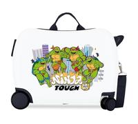 El Potro Joumma Nickelodeon Ninja Attack Maleta Infantil Blanco 50x38x20 cms Rígido 1,8 kgs Cierre de combinación Lateral ABS 1,8 kgs 38L Equipaje de Mano