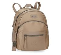 El Potro Lana Mochila Casual Beige 22x25x10 cms Poliéster y PU