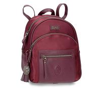 El Potro Lana Mochila Casual Rojo 22x25x10 cms Poliéster y PU
