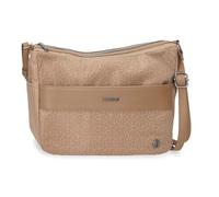 El Potro Luna Bolso Bandolera Beige, 32x25x11 cms, Poliéster con Detalles en Piel Sintética by Joumma Bags