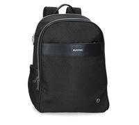 El Potro Luna Mochila para Portátil Adaptable a Carro Portátil 15,6 Pulgadas Negro 29x40x11 cms Poliéster con Detalles en Piel Sintética 12,76L by Joumma Bags