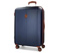 El Potro Ocuri Maleta mediana azul 49x70x28 cms Rígida ABS Cierre TSA integrado 81L 4,14 kgs 4 Ruedas dobles