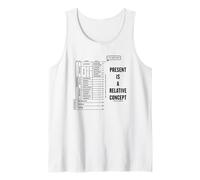 El Presente es un Concepto relativo Que estás aquí Tiempo geológico Camiseta sin Mangas