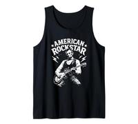 El Presidente Abraham Lincoln Tocando la Guitarra American Rock Star Camiseta sin Mangas