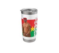 El presidente de Burkina Faso, Capitán Ibrahim Traoré Vaso térmico de acero inoxidable de doble pared