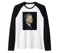 El Presidente de Estados Unidos, Jimmy Carter, gobernador por Michael Grecco Camiseta Manga Raglan