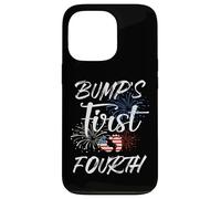 El Primer 4 de Julio de Bump Embarazo Independencia Patriótica Carcasa para iPhone 13 Pro