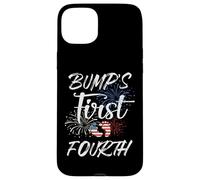 El Primer 4 de Julio de Bump Embarazo Independencia Patriótica Carcasa para iPhone 15 Plus