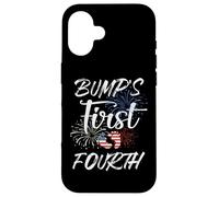El Primer 4 de Julio de Bump Embarazo Independencia Patriótica Carcasa para iPhone 16