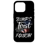 El Primer 4 de Julio de Bump Embarazo Independencia Patriótica Carcasa para iPhone 16 Pro